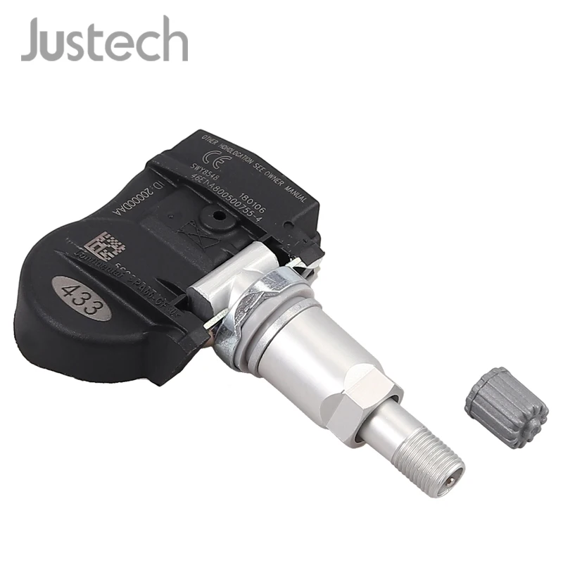 Justech 433 МГц TPMS датчик давления в шинах с батареей 56029527AA автомобильные системы контроля давления в шинах для Chrysler Dodge VW
