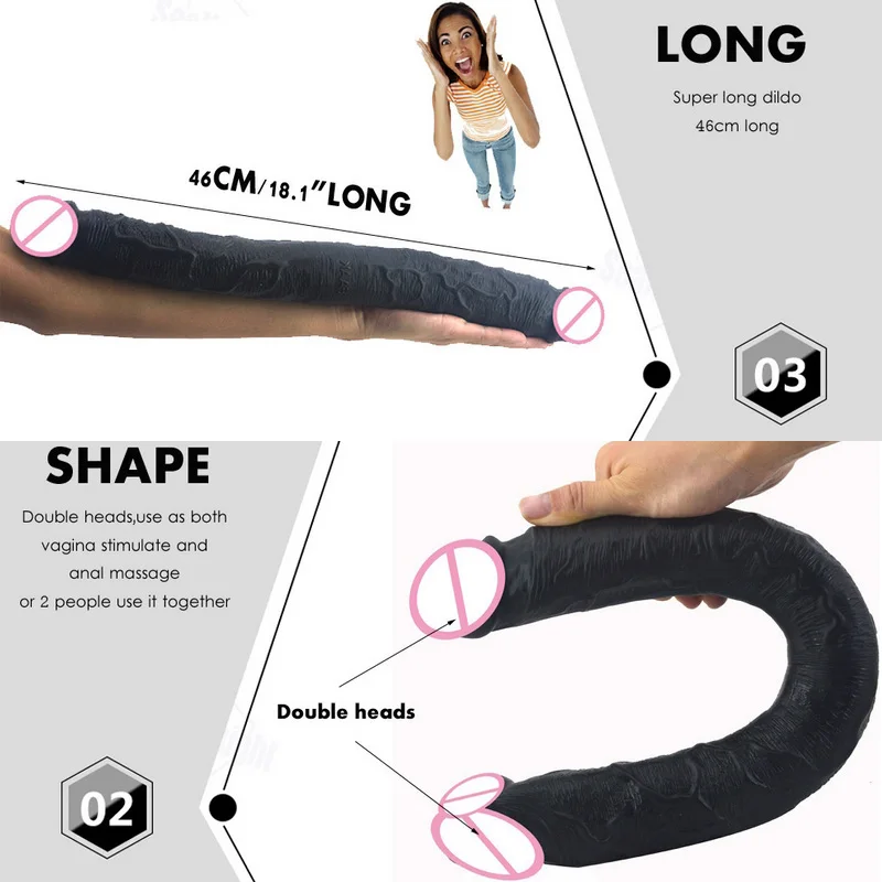 FAAK Huge Dildo Realistic Super Big Soft Silicone Horse Dildo  for Women Suction Cup Double Dildo Realistic Silicone Animal Sexs (6)