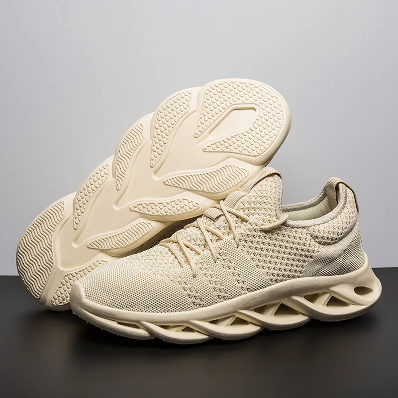 Fly Fabric Male Shoe White Sneakers Leisure Run Shoe Casual Platform Shoes Men Masculino Adulto Zapatos De Hombre Trainers