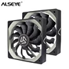 ALSEYE S-120 PC Fan Cooler 12v 120mm Fan for Computer (2pieces) 1200RPM 3pin Silent Cooling Fans