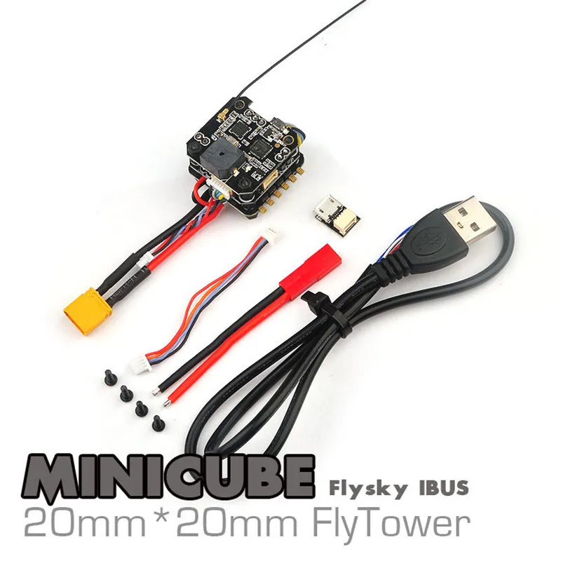 Специальное издание Eachine Minicube Flytower 20x20 мм совместимый для Frsky для Flysky для DSM RX приемник F3 Контроллер полета ESC