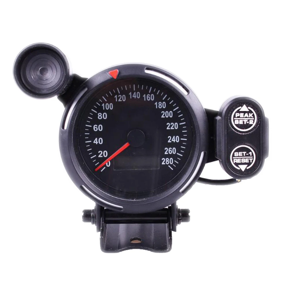 

280 MPH Digital Car Speedometer Gauge LCD Display with Shift Light 0~11000 RPM Motor Tachometer for BMW e46 Audi A4 Toyota