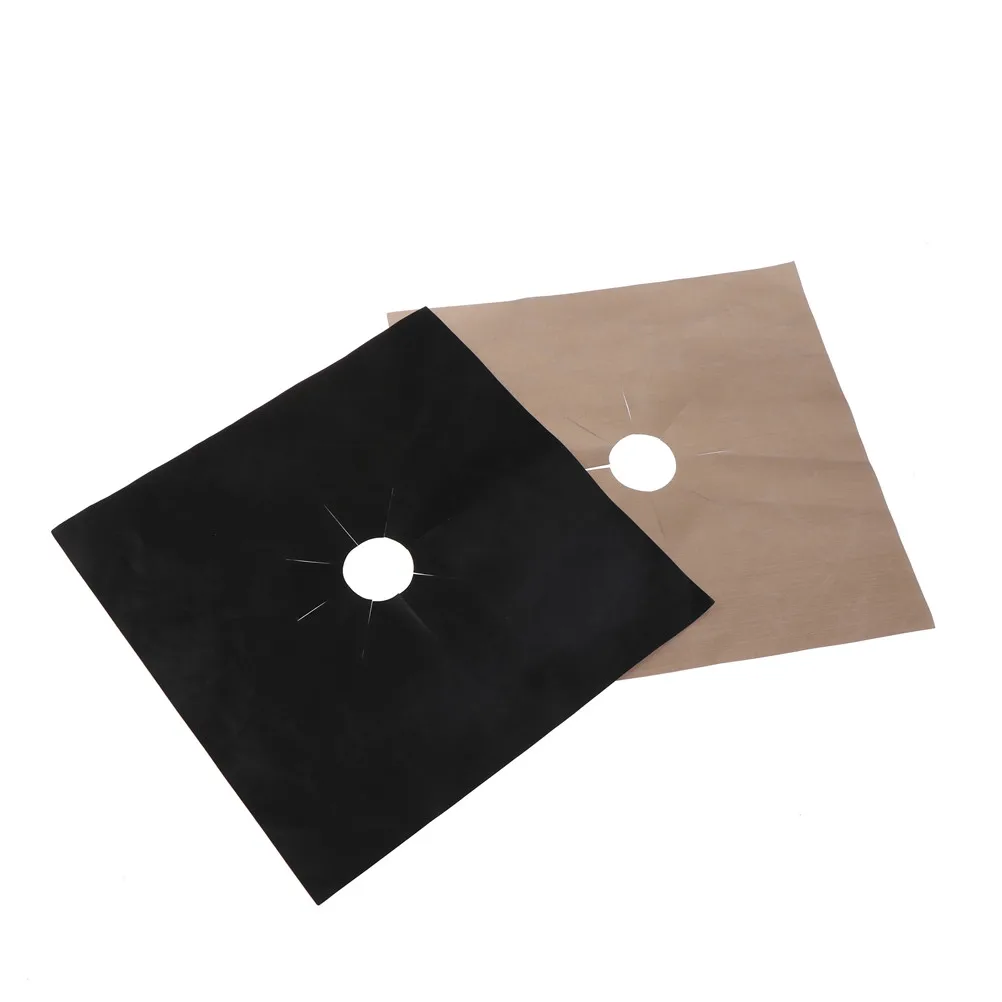 

Silicone Dishwasher Reusable Aluminum Foil Gas Stove Protector 270*270*0.12mm Cover/Liner Non Stick Safe Protective Foil