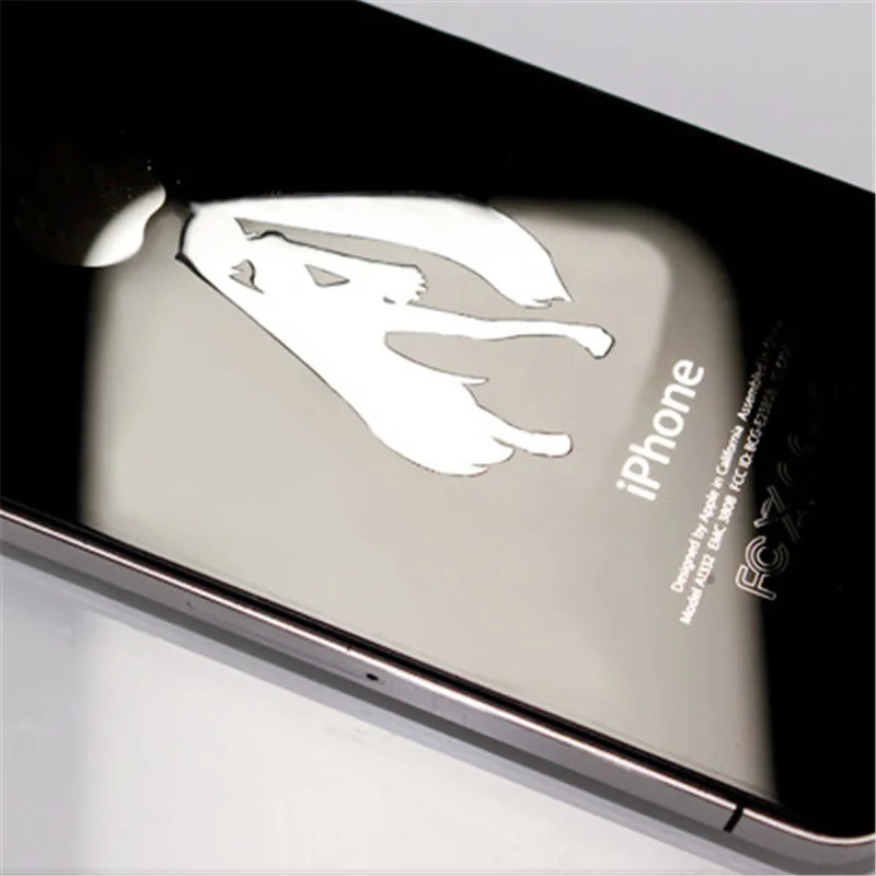 SIANCS 1 قطع هاتسون ميكو أنيمي ملصق لسامسونج Xiaomi هواوي فون XS للهاتف المحمول والحاسوب المحمول سيارة DIY زخرفة المعادن ملصقا