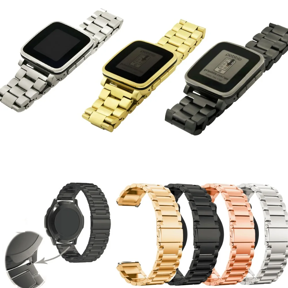 pebble time band size