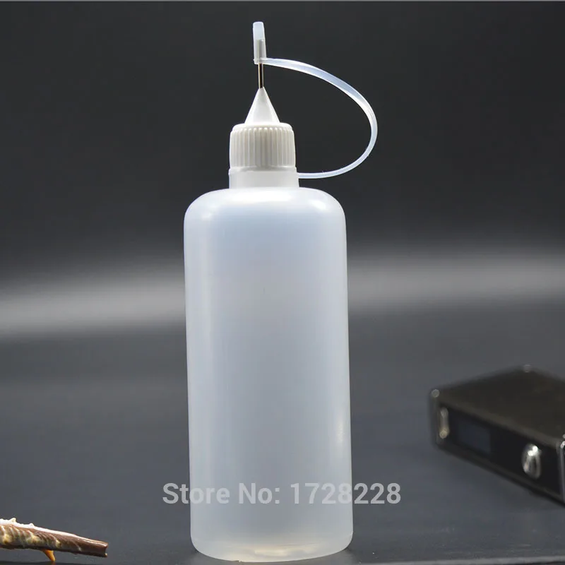 50ml Empty Juice Plastic Bottle PE Bottles With Needle Drip Tip And