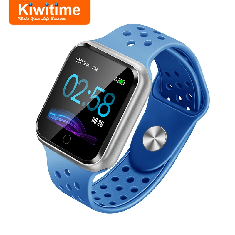 

KIWITIME KB05 Bluetooth Smart Watch Connect Waterproof Heart Rate Blood Pressure Monitor Smartwatch for Apple iPhone iOS Android