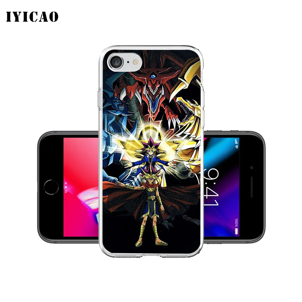 IYICAO Yu Gi Oh! Мягкий силиконовый чехол для телефона Duel Monsters из ТПУ iPhone X XR XS MAX 6 6s 7 8 Plus 5