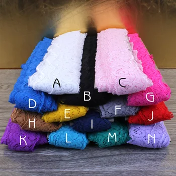 

35mm 20yards elastic lace trim decoration dress lace fabric clothes bra sleeves diy accessories