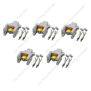 

5 Sets 2 Pin Auto fuel injector Waterproof connector spray nozzle/oil atomizer plug 240PC024S8014 DJ7026-1.5-21 2P