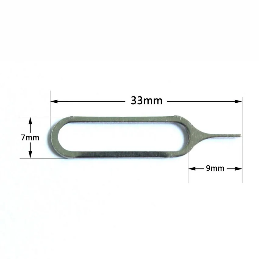 10pcs/set Sim Card Tray Remover Eject Ejector Pin Key Tool for cellphone