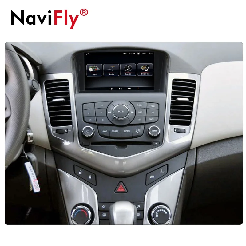 NaviFly автомобильный dvd радио плеер Android8.1 для Chevrolet Cruze 2008 2009 2010 2011 2012 автомобильный dvd gps стерео плеер с wifi