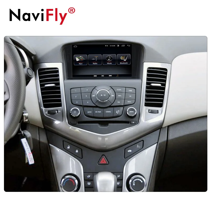 Sale NaviFly  car dvd radio radio player Android8.1 For Chevrolet Cruze 2008 2009 2010 2011 2012 car dvd gps stereo player with wifi 5