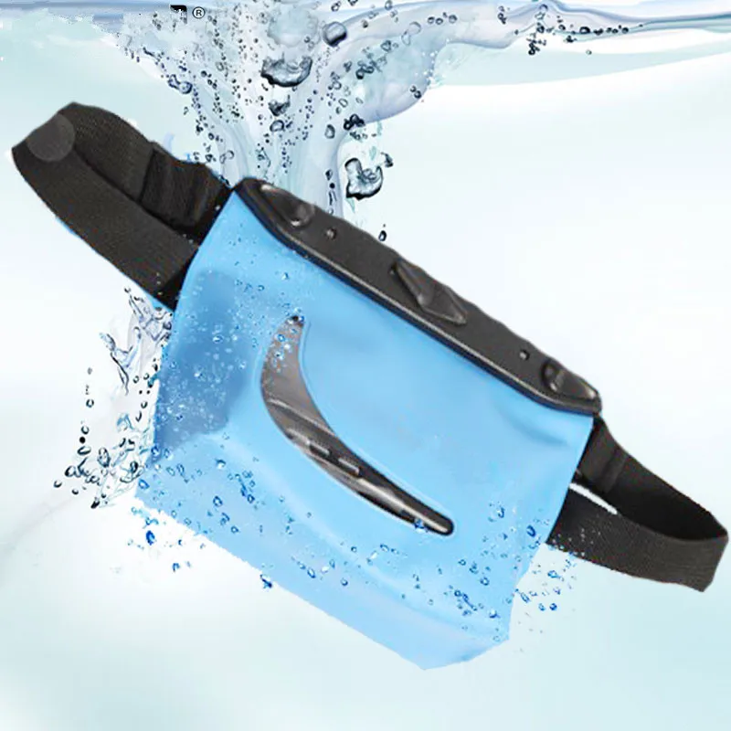 

best deal 20M Diving Waterproof Pockets Large Capacity Water Snorkeling Swimming Drifting Waist Bag Pool Accessories