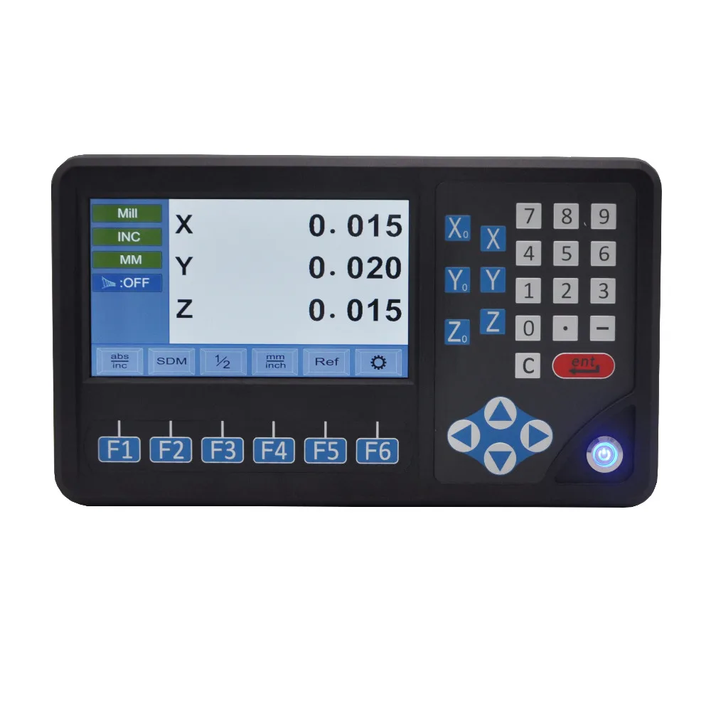 

Dro 3 Axis Digital Readout ,DB9 TTL Siganl Digital Display with RPM function