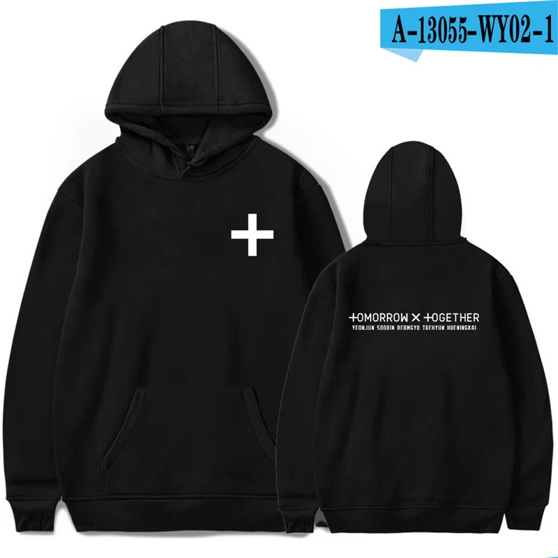 2019 Kpop Clothing Tomorrow X Together Hoodie Women Kpop Style Oversized Tracksuit Hooded Hoodies Women Pullover Streetwear