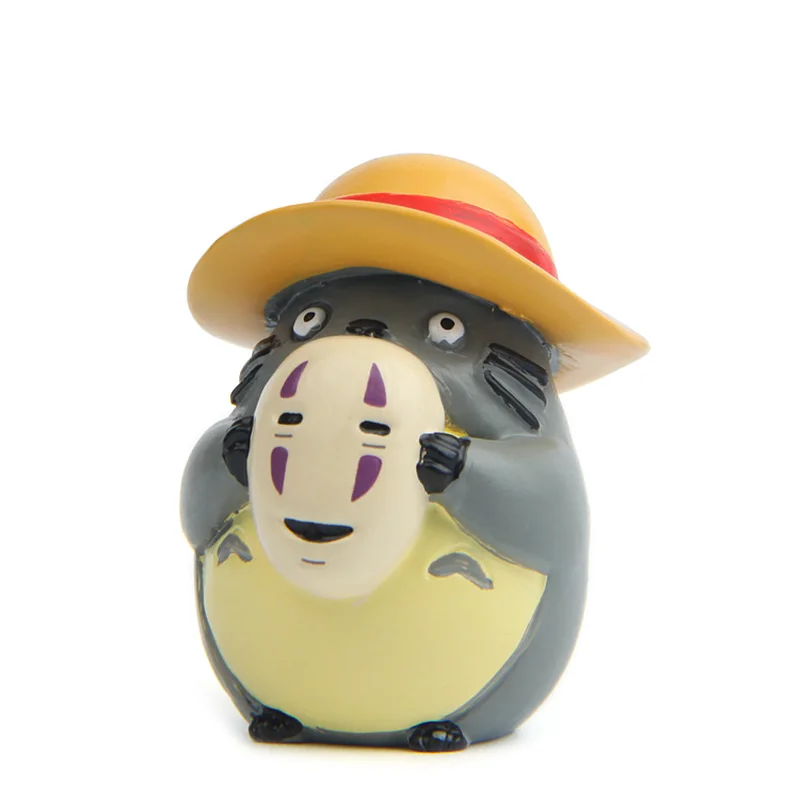 

Resin Miyazaki Totoro Ornaments Figurines Animal Miniatures Bedroom Study Office Garden Decoration Crafts Gifts Home