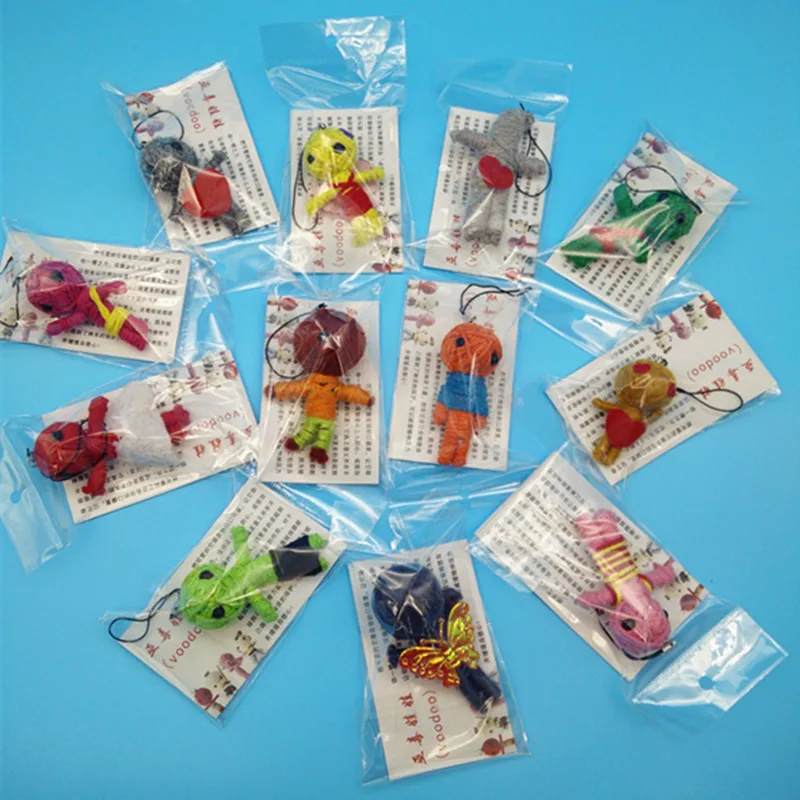 Оптовая продажа игрушка Voodoo Doll 100 шт. в качестве подвески для мобильного телефона