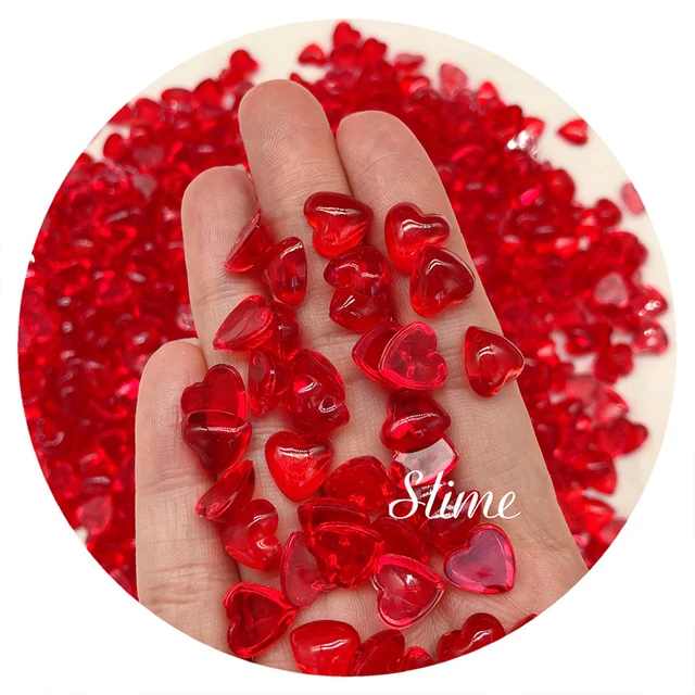 Boxi Slime kit Additives Charms Heart Fishbowl Beads Supplies Sprinkles Filler DIY Accessories For Fluffy Cloud Crunchy Slime 4