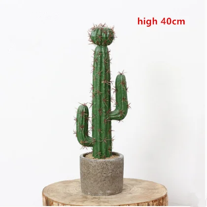 Scandinavian ins photographic props multi-fleshed cactus bonsai artificial plant potted home hotel decoration