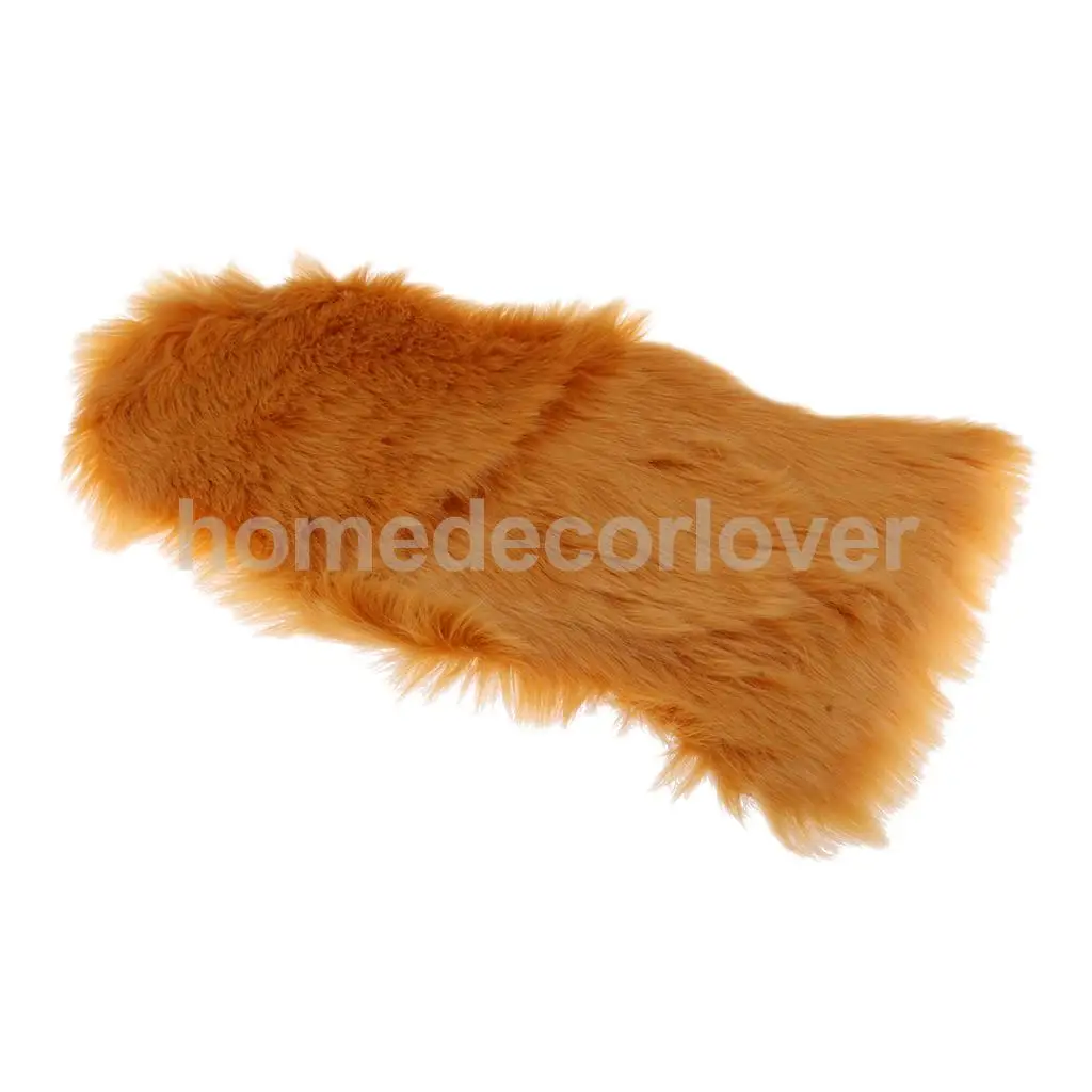 40x60cm Sheepskin Fluffy Skin Faux Fur Fake Rug Mat Rugs For Living Room Bedroom Sofa Floor 