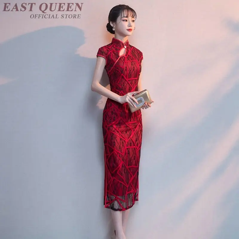 Китайское свадебное платье cheongsam современное китайское qipao тонкая красная туника
