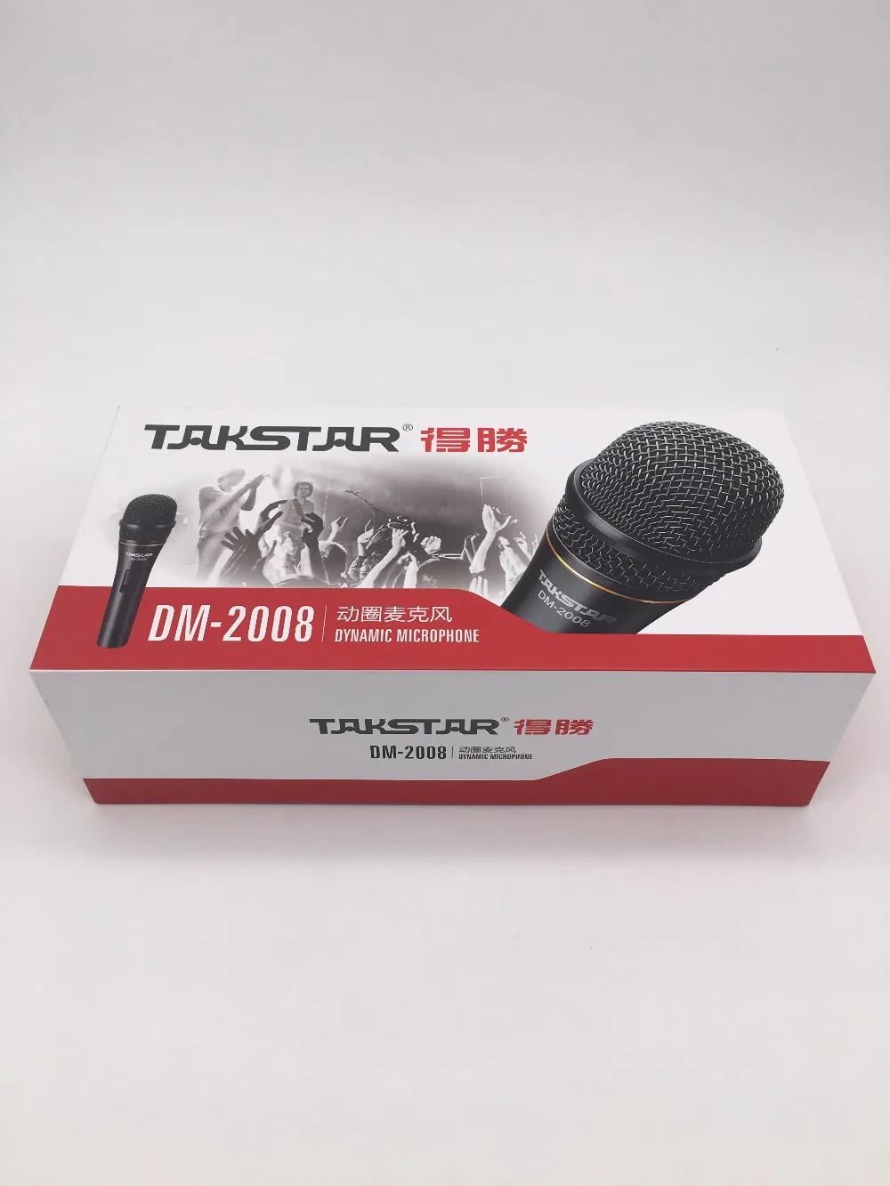 Takstar DM-2008 ручной Проводной динамический микрофон для караоке с кабелем для работы на сцене, караоке, активного отдыха