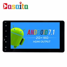 Dasaita 7″ Android 7.1 Car GPS Player Navi for Mitsubishi Outlander Lancer-X ASX 2014-2015 with 2G+16G Quad Core Stereo No DVD