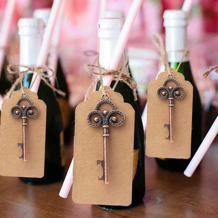 ERMAKOVA 50 шт./лот открывалка для бутылок со скелетом открывалка для вина Свадебные подарки для гостей деревенские сувениры для свадебной вечеринки сувенирные подарки