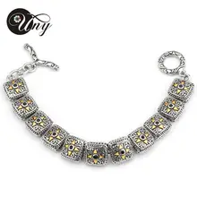 Uny nuevo estilo moda temperamento de la personalidad pulseras mujeres joyería de la aleación pulseras envío gratis BR2607