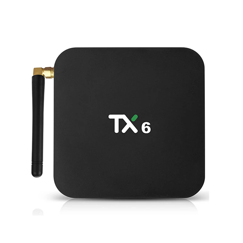 Tx6 Смарт Android 7,1 Tv Box 4 г 32 г Allwinner H6 4 ядра 2,4G + 5G двухъядерный процессор Wi-Fi Bt 4,1 Декодер каналов кабельного телевидения 4 K Hd H.265 Media Player