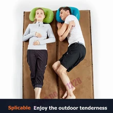 6,5 см толстый замшевый медный/пластиковый клапанный коврик, автоматическая надувная подушка, влагостойкий матрас, походный коврик для кемпинга