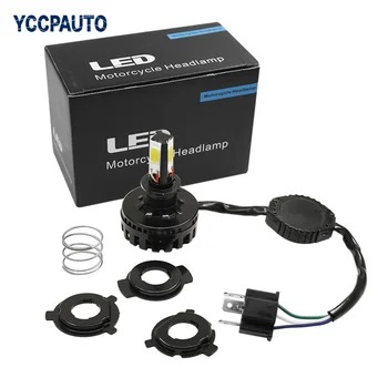 

H6 H4 Motorcycle Headlight Led Light White Ba20d DC12v Motorbike HeadLamp Bulbs Head Lamp High Low Beam 24W 3000LM New