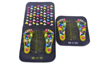 

New Reflexology Walk Stone Foot Massager Leg Pain Relief Health Care Acupressure Mat Fisioterapia