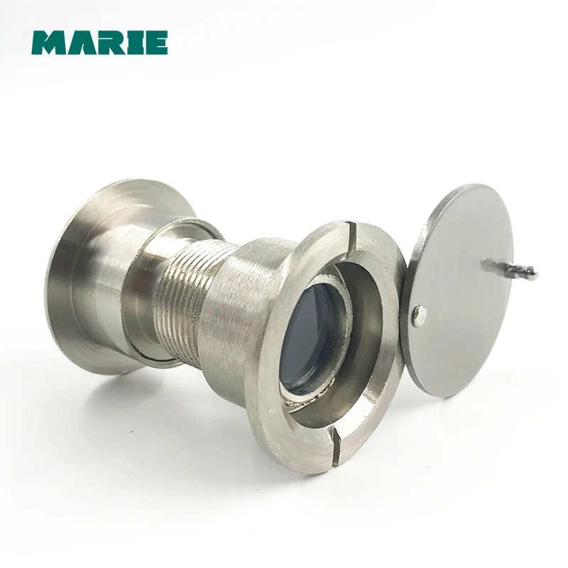 Adjustable Home Security 200 Degree Wide Angle Door Viewer Brass Sight Peephole For Home Tools