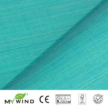 

2019 MY WIND green blue ABACA Grasscloth Wallpapers Luxury Natural Material Innocuity Paper Weave Design Wallpaper In Roll Decor