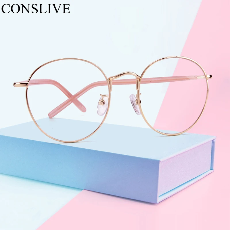 

Prescription Glasses Frames Women Round Dioptric Eyeglasses Myopia Multifocal Female Optical Spectacles Frames 1515
