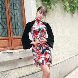 Китайское платье Чонсам qipao современный халат longue femme Традиционный Костюм Восточный qipao для девочек Китай для женщин платья для