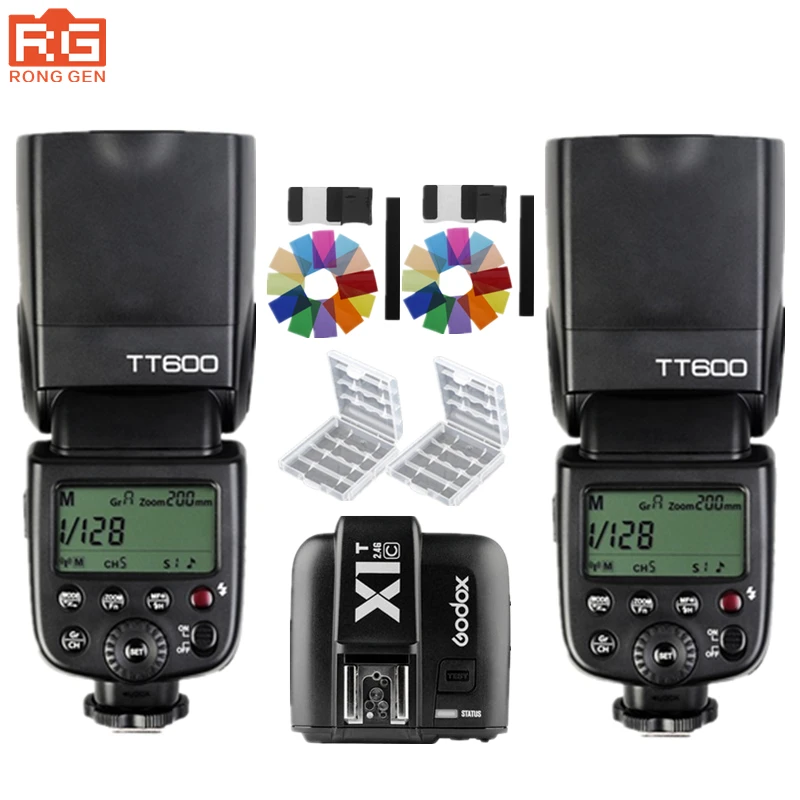

Godox TT600 2.4g Wireless Camera Flash Speedlite With X1T-C / N / S Transmitter High Speed Synchronization for Canon Nikon Sony