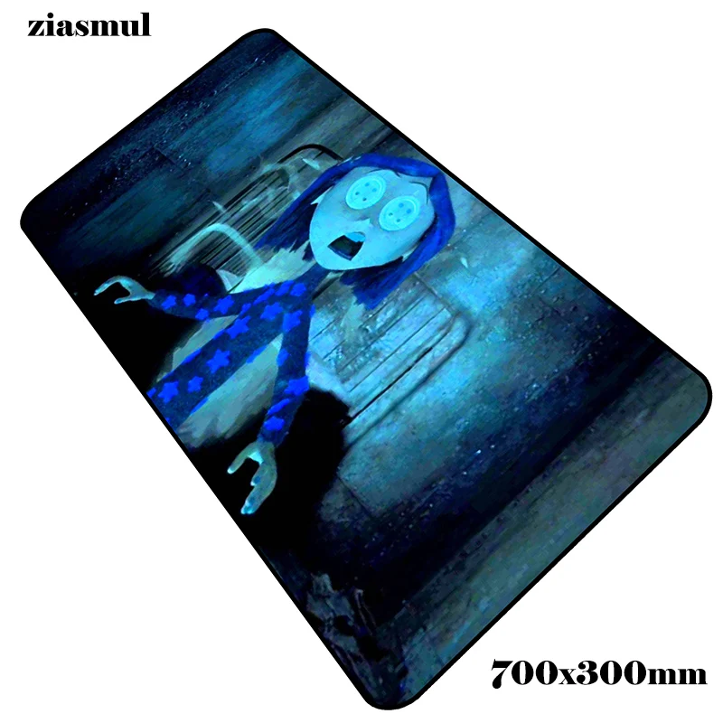 Coraline padmouse 700x300x2 мм игровой коврик для мыши высокое качество коврик для мыши геймер компьютерный стол большой коврик notbook mousemate pc - Цвет: Size 700x300x2mm