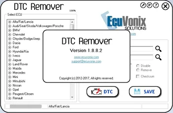 

EcuVonix Full Pack (DTC Remover 1.8.8.5 +IMMO Universal Decoding 4.5+ EDC17 Checksum Calc +AIRBAG Universal Repair 3.8 (2018)