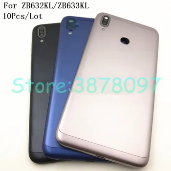 

10Pcs/Lot For Asus Zenfone Max M2 ZB633KL ZB632KL Back Battery Cover Real Battery Housing Door + Camear Lens+Side key