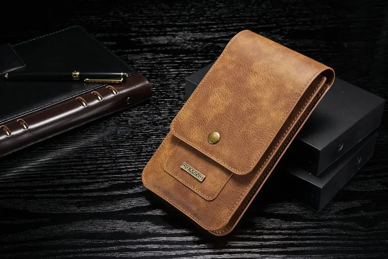 

Waist Belt Phone Leather Case Hook Loop Pouch For Xiaomi Redmi K20 Mi 9T,ZTE nubia Red Magic Mars,Blade V10,For Nokia 4.2