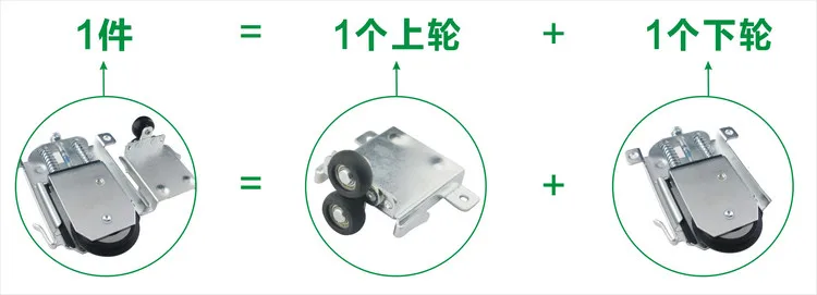 Шкаф шкив комплект/набор подвесных колесиков роликовые колеса от прыжков устойчивые рельсы высокого класса двери шкафа колеса