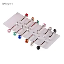 sp101 12Pcs Fashion simulated-pear Scarf Buckle for Women Elegant Muslim Brooches Pins Scarf Trendy brooch clip islamic Accessor 12pcs dozen vintage flower elegant magnet brooch classic fix pin hijab accessories muslim scarf buckle muslim brooches