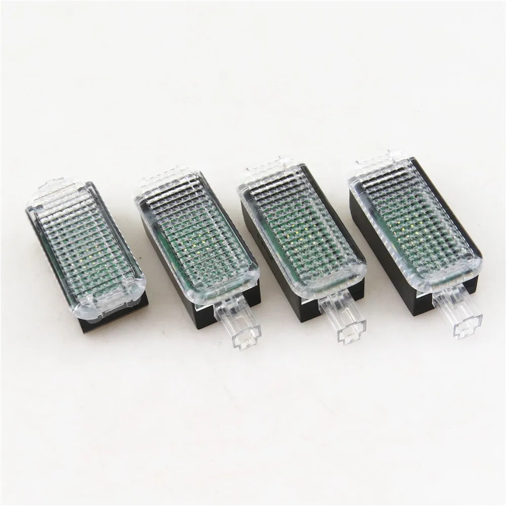 

4pcs Car Interior PathWay lamp LED Footwell light For GOLF 5 MK5 6 MK6 PASSAT B6 A3 A4 A5 A6 Q3 Q5 SEAT Leon Toledo 3AD 947 409
