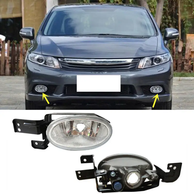 Для моделей Honda Civic 9th generation 2012-2013 пара передних противотуманных фар(без ламп