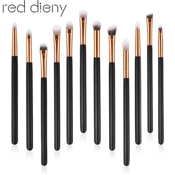 

12pcs Pro Makeup Brushes Set Foundation Powder Eyeshadow Eyeliner Lip Highlighter Blend Cosmetic Brushes Tool Pincel Maquiagem