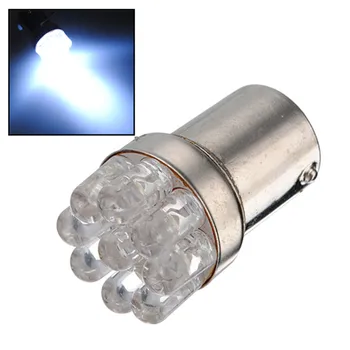 

Excellent Quality BA15S 1156 9 LED Car Auto Light Source Tail Brake Parking Bulbs Lamp P21W Amber Yellow White DC12V