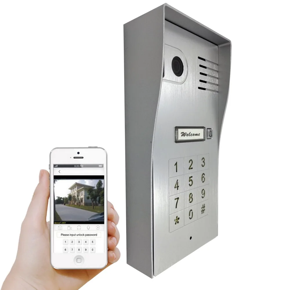 3G/4G Wireless Wifi Touchscreen Video door phone doorbell IP Camera Intercom Support IOS Android for Smart Phone Tablet